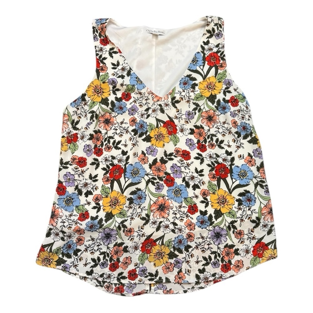 Ophelia Roe Floral Sleeveless Top - Multicolor